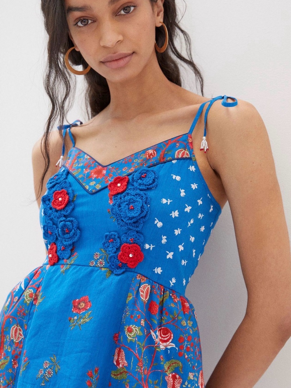 Anthropologie collab with Nikasha Baby Doll Top